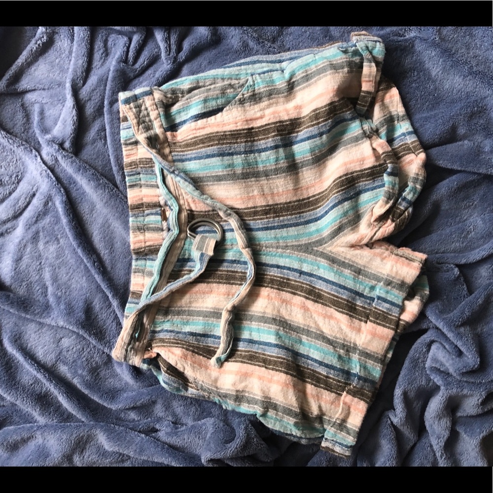 Free people striped shorts
